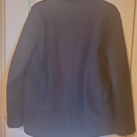 Old Navy Black Pea Coat - LARGE - Picture 5 of 5
